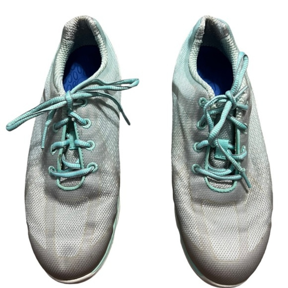 Foot Joy Blue and  Off White Golf Shoes Size 8